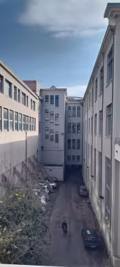 Vue du bâtiment Tony Garnier 