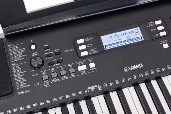 vue aérienne du clavier