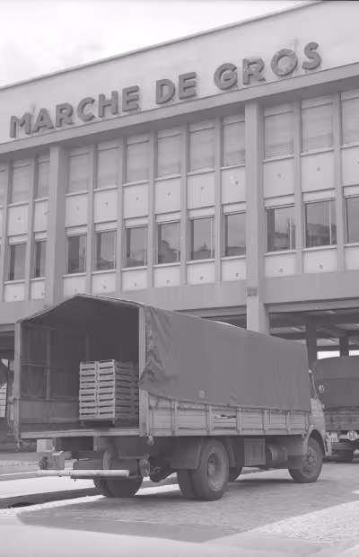 Entrée du marché de gros de Perrache