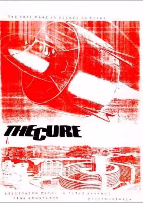 Affiche réalisée par Olivier Carrié pour une soirée The Cure à l'ENTPE